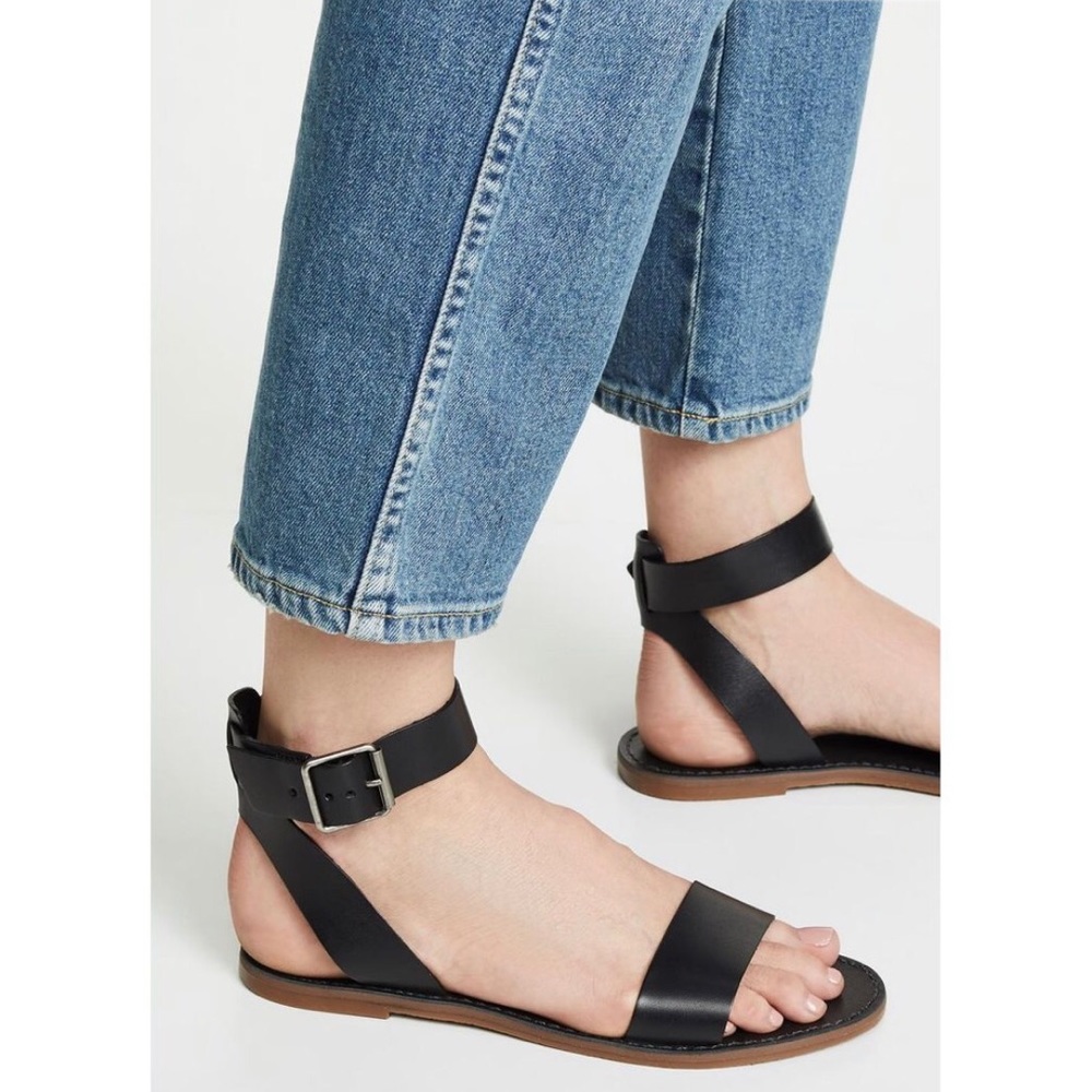 Madewell The Broadwalk Ankle Strap Sandal-BL